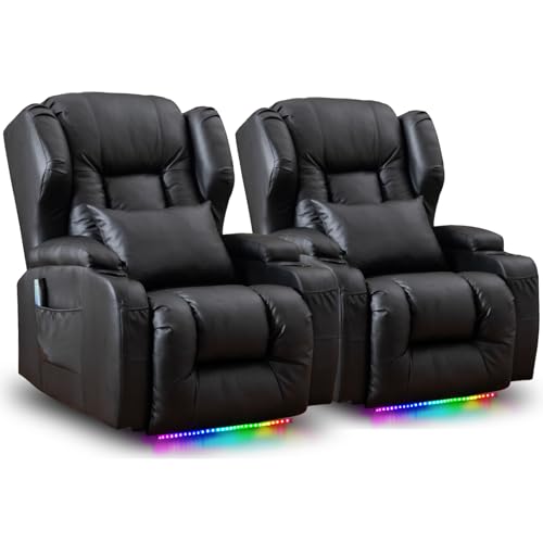 Sillón Plegable Negro Función Eléctrica miniatura 1