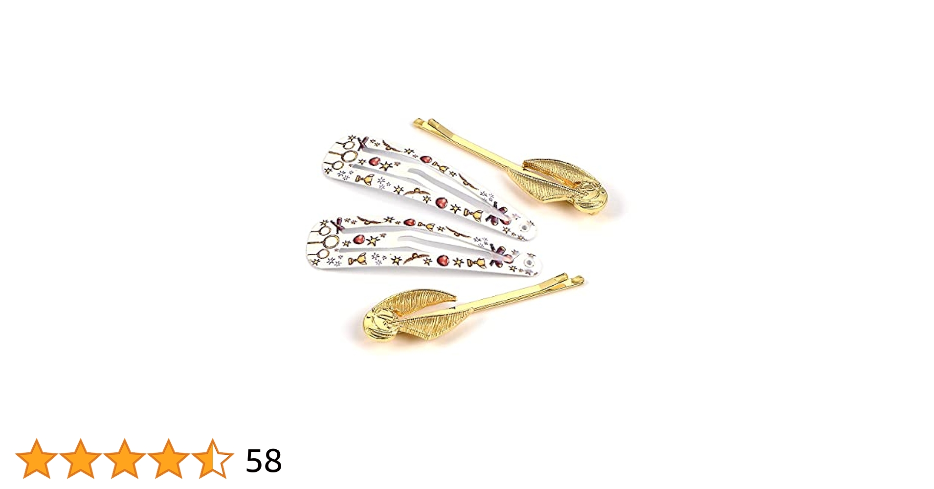 ハリーポッター　スニッチ ヘアクリップ スナイデル ハリー・ポッター 金のスニッチ 髪留めクリップ