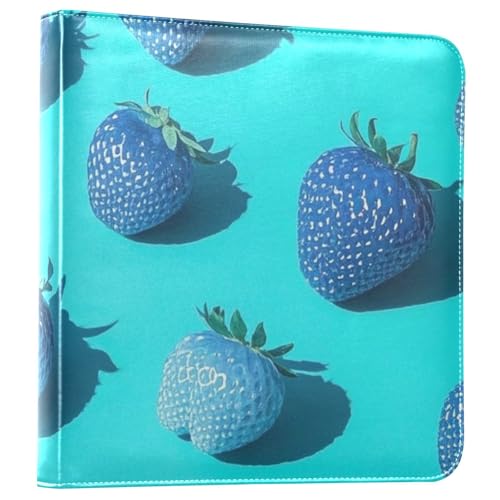 Photo Album 4x6, 5x7,6x8,Artificial Leather Photo Albums with 20 Detachable Sheets Strawberry Pattern for Family Kids,Multi 19