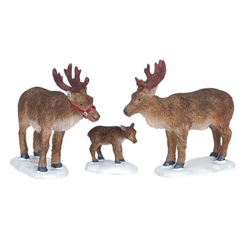 Lemax Decoration 'Reindeer', Set of 3 Figures by Lemax