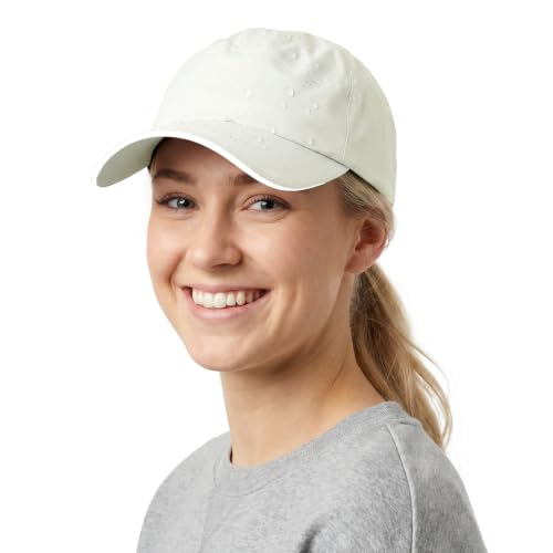 Image of Mens Waterproof Baseball Cap Womens Rain Hat Quick Dry Running Hat with Sweatband Outdoor Golf Breathable Sports Cap