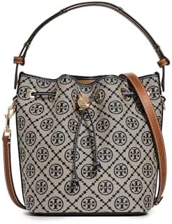 Tory Burch Women's T Monogram Bucket Bag, Tory Navy, One Size
