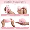 Dumpling Squishy, Dumpling Squishy Mystery Box, Cute Big Squishy Dumpling Stress Ball Fidget Sensory Toy for Adults Anxiety Relief, Novelty Squeeze Ball for Office Desk (Purple) #5