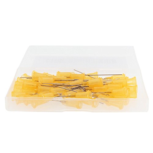 Bstean 50 Pack Blunt Tip Dispensing Needle With Luer Lock, Industrial Unsterilized (23G, 1.5 Inch) #TOP3