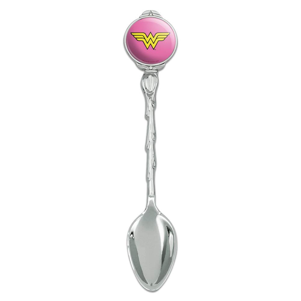 Wonder Woman Classic Logo Novelty Collectible Demitasse Tea Coffee Spoon