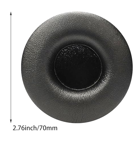 Repuestos de almohadillas compatibles con auriculares AKG K67 | Almohadillas negras de cuero proteínico, de alta densidad y aislamiento acústico suave miniatura 2