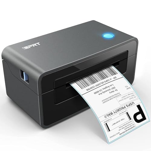 Image of iDPRT Thermal Printer 4x6 Inch Label, Desktop Barcode Label Printer for USB, Support Windows /Mac /iOS /Android, SP410 Thermal Printer for Small Business and Shipping Package