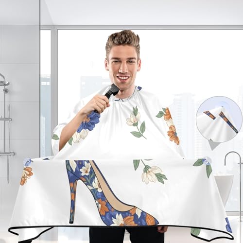 Capa de corte de cabello impermeable para barbero miniatura 6
