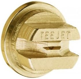 TeeJet TP8004 Brass Flat Fan Spray Nozzle - 80° - 0.4 GPM (Pack of 12)