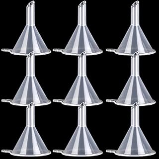 Small Clear Plastic Funnel Mini Funnel for Bottle Filling Perfumes Essential Oils, Science Laboratory Chemicals, Arts & Crafts Supplies Clear, 30 Pieces