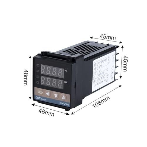Termostato digital REX-C900VAN de 220V con salida de relé 4