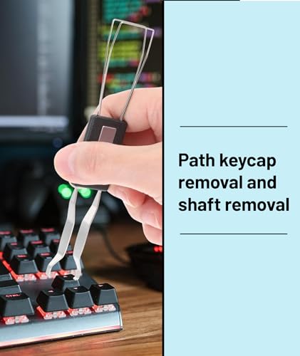 Image of Portable Gadgets for Home and Office Use, Keyboard Cleaner Kit with Keycap Puller, Keycaps, and Cleaning Tools for Mechanical Keyboards and Laptops