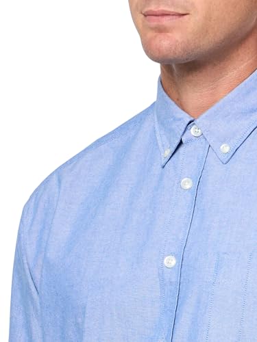 HUGO Men's Ebill Cotton Oxford Button Down Shirt3