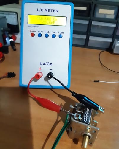 Image of Inductor Capacitor Tester, High Precision Handheld LC Meter, Inductive Capacitance Meter Kit, 1pF-100mF, 1uH-100H (LC200A)