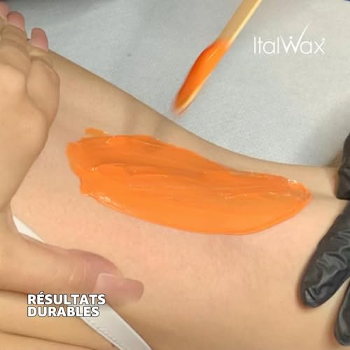 Italwax Top Line Coral - 450g - Perles de cire pelable pour l'épilation sans bandes - sans colophane idéale pour les peaux sensibles - Recommandé pour la zone maillot et les aisselles - Sans parfum – vue 8