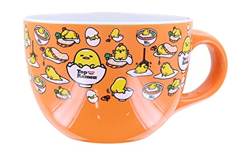 Mug de Cerámica Sanrio Gudetama Nissin Top Ramen 20 Oz miniatura 2