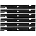 (6 Pack) Premium Replacement Notched Lawn Mower Deck Blade fits Oregon 91-253 91-264 91-311 91-506 | 20 Â½