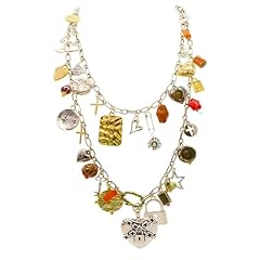 silver charm necklace