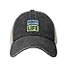 Beitang Sandwich Cap Baseball Hat Adjustable Fashion Outdoors Donate_Life Logo Sunhat Unisex Black