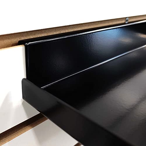 STORE FIXTURES DIRECT Metal Slatwall Shelf w/ .5" H Lip, 7.5" D x 15.5