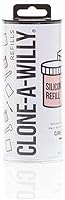 Vista 2 de Clone-A-Willy Consolador de tono claro de recambio de goma líquida