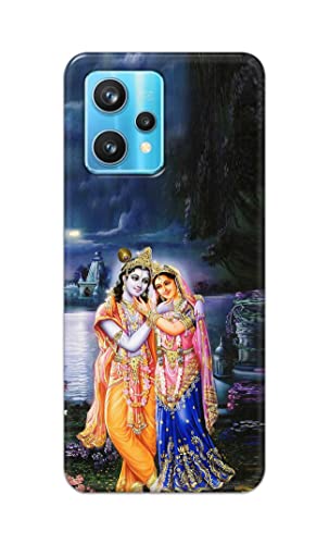 Image of Printed Hard Back Cover Case for Realme Narzo 50 Pro 5G Back Cover (Radha Krishna) -1803