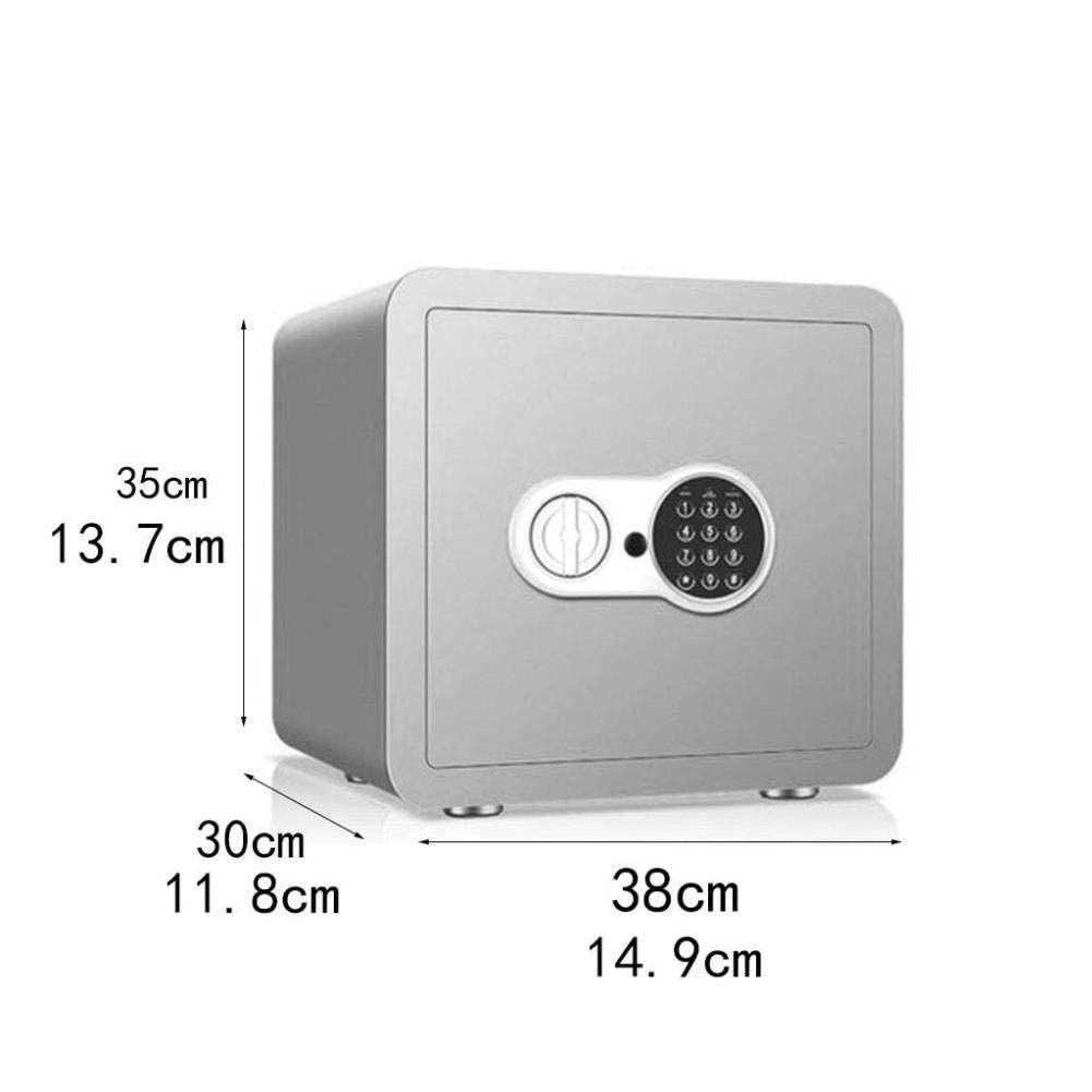 home safes Ognioodporny wodoodporny sejf Sejf cyfrowy, sejfy do sejfów gabinetowych Stalowa skrzynka bezpieczeństwa, kasetka na pieniądze, do użytku biurowego lub domowego, montowana na ścianie lub