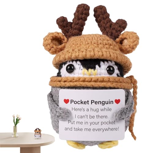 Patata de vida positiva, muñeca positiva divertida que hace punto | Juguete de Ganchillo de Animales con Tarjeta | Muñeco de peluche de animales de ganchillo con tarjeta de vida positiva para hombres, Patata de vida positiva, muñeca positiva divertida que hace punto | Juguete de Ganchillo de Animales con Tarjeta | Muñeco de peluche de animales de ganchillo con tarjeta de vida positiva para hombres,