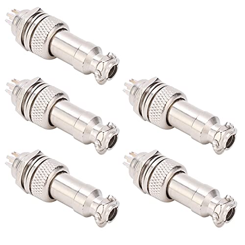Conector Aviación Fdit 5Piezas GX12 450V 6 Pines miniatura 3