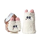HHUQ Women's Warm Fluffy Animal Socks,Ultra-Luxe Cloud Sleep Socks for Women with Gift Wrap