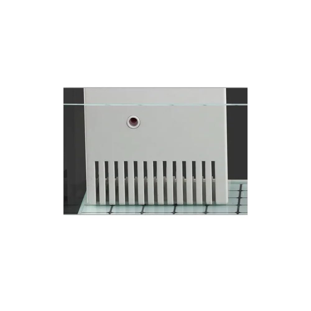 Aquariumline HSJ-600 Paludario in Vetro 60,6x45,6x43,8h cm – Acquario Terrario con Sistema di Filtraggio Integrato, Ideale per Piante, Anfibi e Rettili, Design Moderno e Robusto
