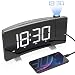 Produktbild Projektionswecker, Radiowecker mit Projektor und Large LED Screen,Display abschaltbar dimmbar,Digitaler Wecker mit 2 Weckalarme,Snooze-Funktion,USB-Anschluss (Schwarz-1)