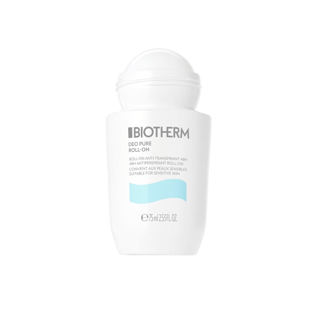 BIOTHERM Deo Pure, Deodorante Antitraspirante, Per Tutti i Tipi di Pelle, Sensazione di Morbidezza e Freschezza Dopo l'Uso, Con Complesso Minerale Attivo, Non Appiccica