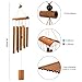 VIREKM Wind Chimes for Outside, Sympathy Wind Chimes Bamboo Windchimes Outdoors with Natural Sounds, Gifts for Mom, Indoor Outdoor Decorations for Patio Porch Garden and Backyard