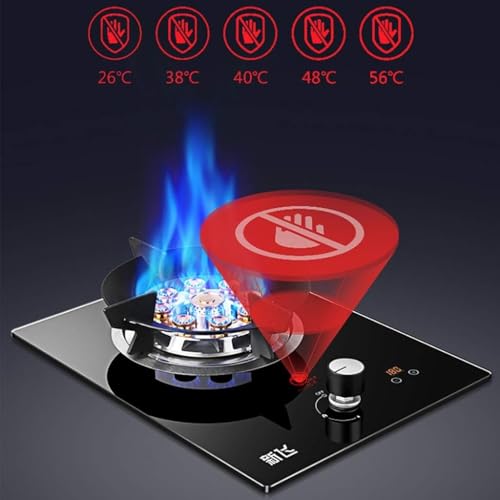 Estufa a gas de mesa de 1 puesto tamaño único miniatura 4