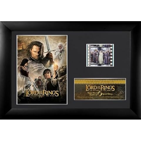 Trend Setters – Lord of The Rings – Return of The King – 20th Anniversary – FilmCells 7” x 5” MiniCell Presentation – Feature 35 mm Film Clip w/Easel Stand – Official Licensed Movie Collectible Cover