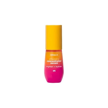 Derma E Vitamin C Concentrated Facial Serum with Hyaluronic Acid, 1 Oz
