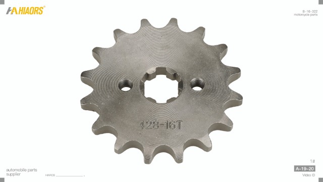 Image of HIAORS 428 16T 17mm Motorcycle Front Engine Sprocket Compatible with 50cc 70cc 110cc 125cc 140cc 160cc TaoTao Coolster Apollo Coleman Boom Vader Roketa Lifan ATV Quad 4 Wheeler Pit Dirt Bike Parts
