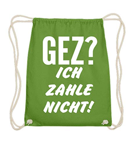 Gez ich zahle nicht t-shirt en coton vert citron 37cm-46cm