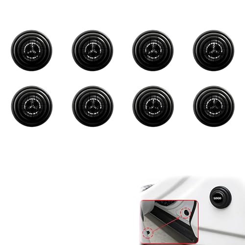 Image of 8Pcs Car Shock Absorber Protector Rubber Guard Pads for Shock Absorption Compatible for A-Class, C-Class, E-Class, GLA, GLB, GLC, GLE, GLS, AMG C 43, AMG A35, EQA, EQB