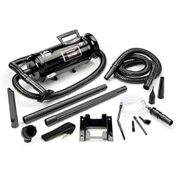 METROVAC Vac N Blo VNB4AFBR - 4.0 Peak HP Car Vacuum & Blower, All-Steel Construction, Versatile Automotive Detailing Tool with Attachments, MagicAir Inflator Included