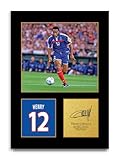 HWC Trading Thierry Henry France Cadeaux imprim�s photo autographe sign�e pour les fans de football et les supporters (ID-004399) - A4 Impression Uniquement