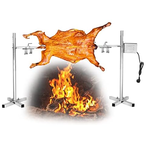 Asador Giratorio Eléctrico Aomdom 15W para Barbacoa Cover