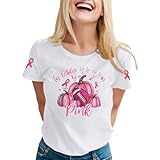 Occasions Multiples: Portez ce t-shirt rose emblématique durant le mois de sensibilisation en octobre, mais aussi toute l’année pour afficher votre soutien. Adapté pour le shopping, le bureau, les sorties décontractées ou les rassemblements communautaires. Un message fort à partager en toutes circonstances.