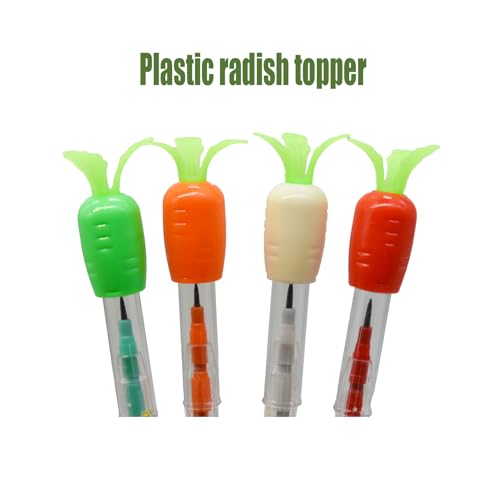 Lápices apilables Novelty de grafito HB, 12 piezas miniatura 3