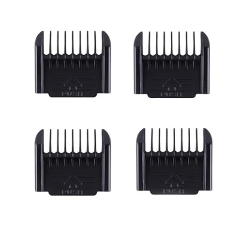 NXSUCALBR Accesorios for cortadora eléctrica, 4 Piezas, Peine guía de límite de Corte, Accesorio de Repuesto for Peluquero (3 mm, 6 mm, 9 mm, 12 mm)