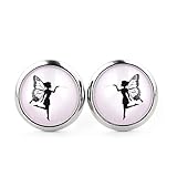 PRODUKT: Hier kaufst du 1 Paar SCHMUCKZUCKER Ohrstecker für Damen silber aus Edelstahl mit Motiv 