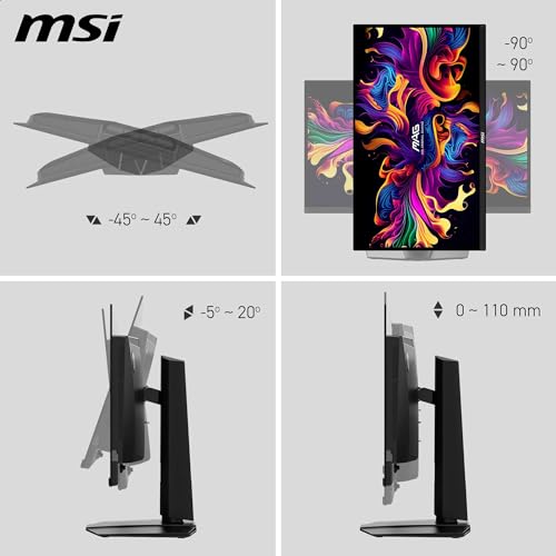 MSI MAG 271QPX QD-OLED E2 écran gaming 26,5" WQHD 240Hz - photo 4