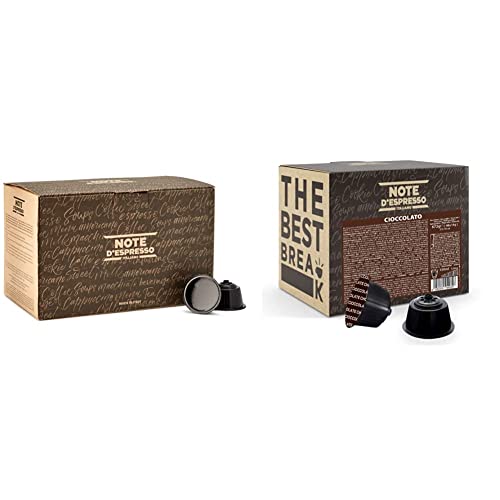 Note d'Espresso - Té Negro - Cápsulas compatibles con Cafeteras NESCAFE'* DOLCE GUSTO* - 48 caps & Cápsulas de Chocolate - Compatibles con Cafeteras NESCAFE'* DOLCE GUSTO* - 48 caps