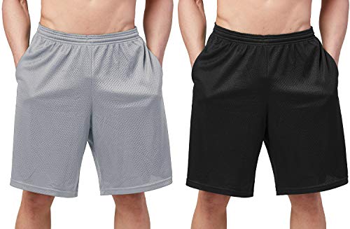 Short en maille Devops avec poches pour homme idéal pour le sport quotidien en taille L
